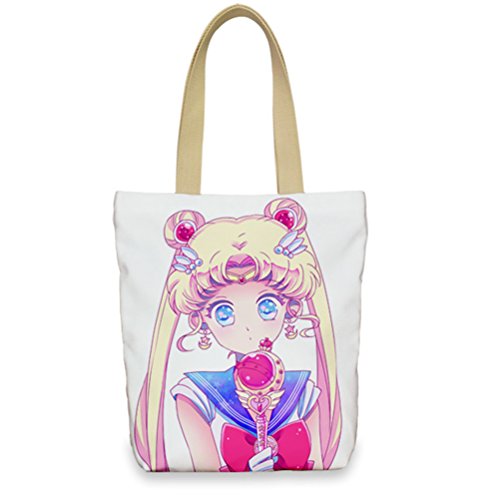 Siawasey Sailor Moon Cosplay Shoulder Bag School Bag Shopping Bag Handbag (S4)