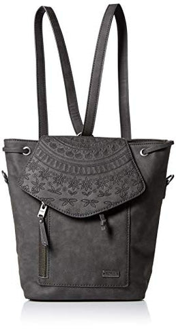 Roxy Like A River Mini Backpack and Convertible Crossbody Bag, true black