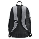 Under Armour Adult Hustle Sport Backpack , Pitch Gray Medium Heather (012)/Black , One Size Fits All