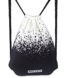 Samgoo Unisex Drawstring Backpack Bag Lightweight Sackpack Gym Sack Sport Bags With Pu Inside