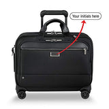 Briggs & Riley @work Large Spinner Briefcase (BLACK, FREE MONOGRAMMING)