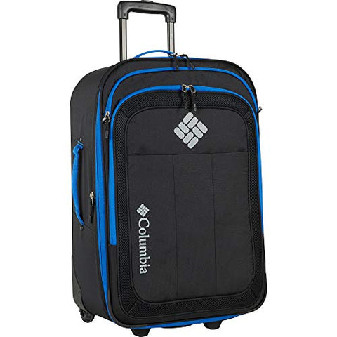 Columbia 21" Expandable Carry On Spinner Luggage Black, Blue