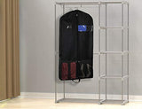 Simple Houseware 43-Inch Heavy Duty Garment Bag w/Pocket for Dresses, Coats