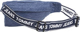 Tommy Jeans Logo Tape Denim Womens Bum Bag One Size Denim