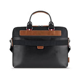 Solo Southhampton 15.6" Laptop Slim Brief Briefcase, Black, One Size