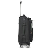 Gabbiano The Glasgow Softside Collection 3 Piece Spinner Set (Black/Green)