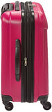 Delsey Comete 20-Inch Expandable Carry On Spinner Luggage - Fuschia
