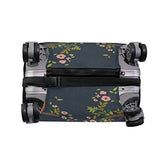 Luggage Cover Suitcase Baby Sloth Flowers Luggage Cover Travel Case Bag Protector for Kid Girls
