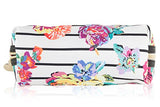 Betsey Johnson Nylon Pencil Pen School Supplies Stationary Case Pouch Bag Holder - Floral