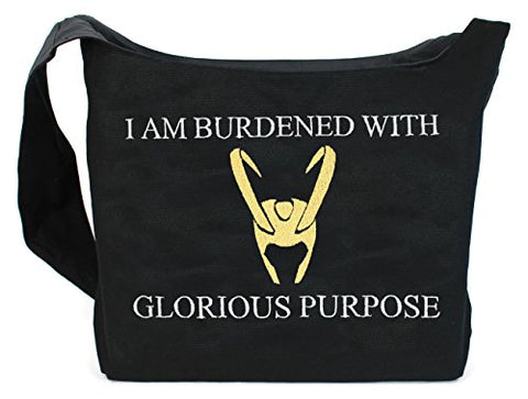 Dancing Participle I Am Burdened With Glorious Purpose Embroidered Sling Bag