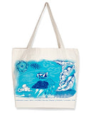 Cognitive Surplus Cloud Meteorology Cartoon Tote Bag (10 Oz Recycled Cotton)