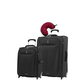 Travelpro Maxlite 5 | 3-PC Set | Int'l Carry-On & 26" Exp. Rollaboard with Travel Pillow (Black)