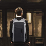 Carrie-ful Anti Theft Laptop Backpack Computer Bag USB Charging Port,Fits 15.6/17 Inch Laptop