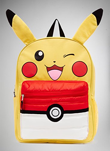 Pokemon Pikachu 16" Backpack With Puff Pocket