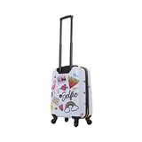 HALINA Nikki Chu Whatever 3 Piece Set Luggage, Multicolor