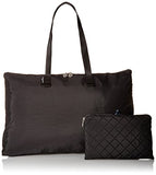 Baggallini Foldable Travel Tote, Black/Charcoal