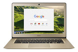 Acer Chromebook 14, Aluminum, 14-Inch Full Hd, Intel Celeron N3160, 4Gb Lpddr3, 32Gb, Chrome, Gold,