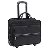 McKleinUSA Franklin 56445 Black Nylon 17 Detachable-Wheeled Laptop Case US Patent # 6,595,334
