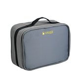 Biaggi Zipsak Micro Fold Spinner Carry-On Suitcase - 22-Inch Luggage - As Seen on Shark Tank - Gray
