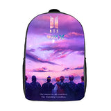 K-POP B-T-S Jimin J-Hope Band Backpack Love Yourself Laptop Backpacks Leisure Teens Multipurpose Messenger Bag 17 Inch B