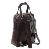 Piel Leather Vintage Laptop Carry-All Convertible Backpack, Vintage Brown, One Size