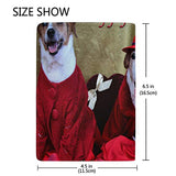 Passport Holder Unique Valentine's Day Dog Passport Cover Case Wallet Card Storage Organizer for