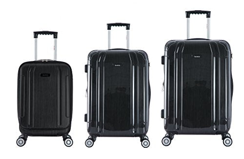 Inusa Southworld 3-Piece Hardside Spinner Luggage Set