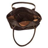 Latico Leathers Sonia Tote Genuine Authentic Luxury Leather, Designer Made, Business Fashion And