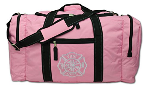 Lightning X Value Firefighter Turnout Gear Bag W/ Maltese Cross - Pink