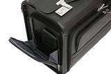 Wheeled Pilot Case Rolling 17.3" Laptop Roller Bag Briefcase Hand Luggage Flight Cabin