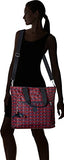 Lizzie Printed Laptop Tote Shoulder Bag, Groovy Lines, One Size