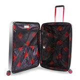 ORIGINAL PENGUIN Men's 2 Piece Hardside 8 Wheel Spinner Expandable Luggage Set, Charcoal