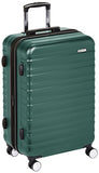 Amazonbasics Premium Hardside Spinner Luggage With Built-In Tsa Lock - 24-Inch, Green