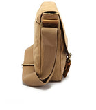 AUGUR Canvas Unisex Universal Leisure Cross Body Single Shoulder Bag (Army green)