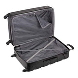 SWISSGEAR 7366 Hardside Expandable Luggage with Spinner Wheels (Medium Checked, Black)