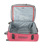 Mia Toro M1135-20In-Gry Italy Ischia Softside Spinner 20" Carry-On, Gray