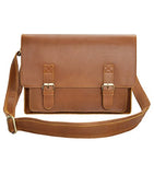 Leather Messenger Bag Zlyc 15.6 Inch Macbook Laptop Bag Vintage Briefcase Men Shoulder Bag