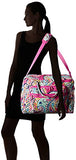 Vera Bradley Iconic Grand Weekender Travel Bag, Signature Cotton, Wildflower Paisley