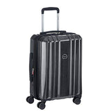 Delsey Luggage Devan 21" Carry-On, Hard Case Expandable Luggage (Silver)