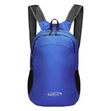 G4Free Ultra Lightweight Packable Small Backpack Casual Handy Hiking Daypack 18L(Blue)