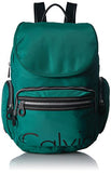 Calvin Klein Athliesure Nylon Multi-Pocket Backpack, Spruce