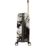 BEBE Luggage Teresa 3pc Spinner Suitcase Set, Black Marble
