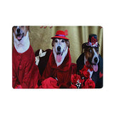 Passport Holder Unique Valentine's Day Dog Passport Cover Case Wallet Card Storage Organizer for