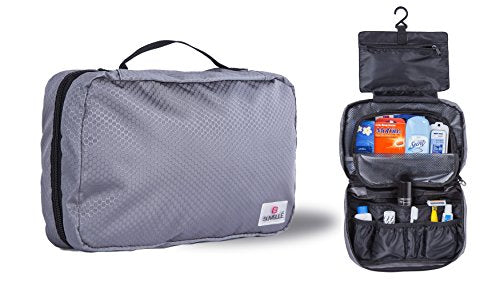 Suvelle Hanging Toiletry Travel Kit Organizer Cosmetic Bag