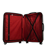 FUL Luggage Printed Rose, Black