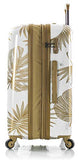 Heys America Oasis Fashion 21" Carry-on Spinner Luggage With TSA Lock (White/Gold)