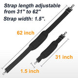 Adjustable Shoulder Strap Replacement Universal Padded Bag Strap by LAGRACERY with Metal Swivel