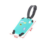 Carise Travel Luggage Tags Labels Strap Name Address Tel Suitcase Bag Baggage Secure