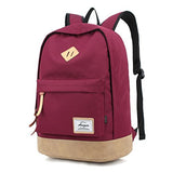 AUGUR Casual Laptop Backpack Lightweight Classic Bookbag Resistant Rucksack for Travel (Large,