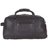 Kenneth Cole Reaction Men's 20" Leather Top Zip Travel with RFID Duffel Bag Brown One Size
